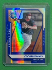 2021 Panini Elite Extra Edition Cooper Kinney #34 Blue Aspirations Parallel /249