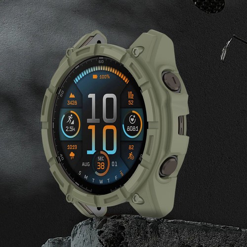 Cadre de protection étui creux en TPU anti-rayures pour montre connectée Garmin Enduro 3 - Photo 20/36