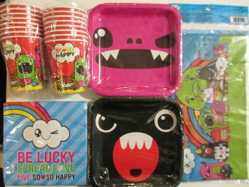 SO SO HAPPY RAINBOW Birthday Party Supply Pack Kit for 16 - Picture 3 of 4