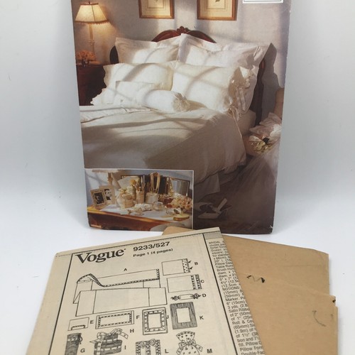 Vogue Craft 9233 One Size Bridal and Shower Gifts Sewing Pattern FF UNCUT - Picture 5 of 5
