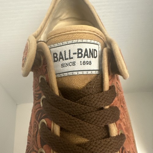 Ball Band Vintage USA Braun Canvas Freizeit Sneaker Schuhe Chuck Taylor US M8,5 - Bild 9 von 16