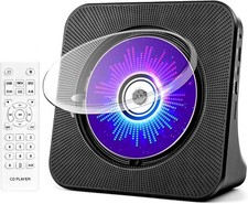 ROADOM CD Player with Bluetooth  Hi-Fi Speakers   AUX, U Disk, Desktop