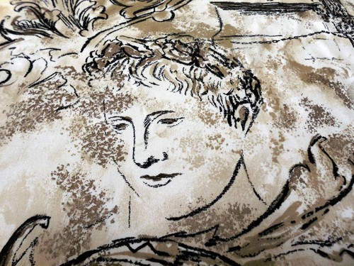 5 Yards Stoff 100 % Baumwolle 55" breit, jeder Rohr der Aussaat, interessante Pat. - Bild 3 von 7