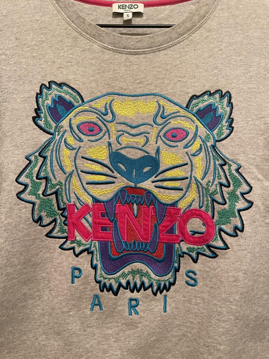 KENZO Logo Embroidered Sweatshirt | eBay