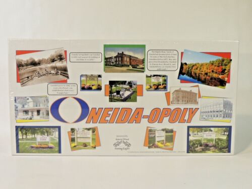 NUEVO Juego de Mesa Oneida-Opoly Syracuse En Caja Monopoly Como Nueva York NY SELLADO - Imagen 3 de 12
