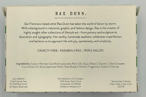 Rae Dunn Luxury All Natural Bar Soap in Christmas Gift Box - CHOICE - 8 Ounce - 第 7/15 張圖片