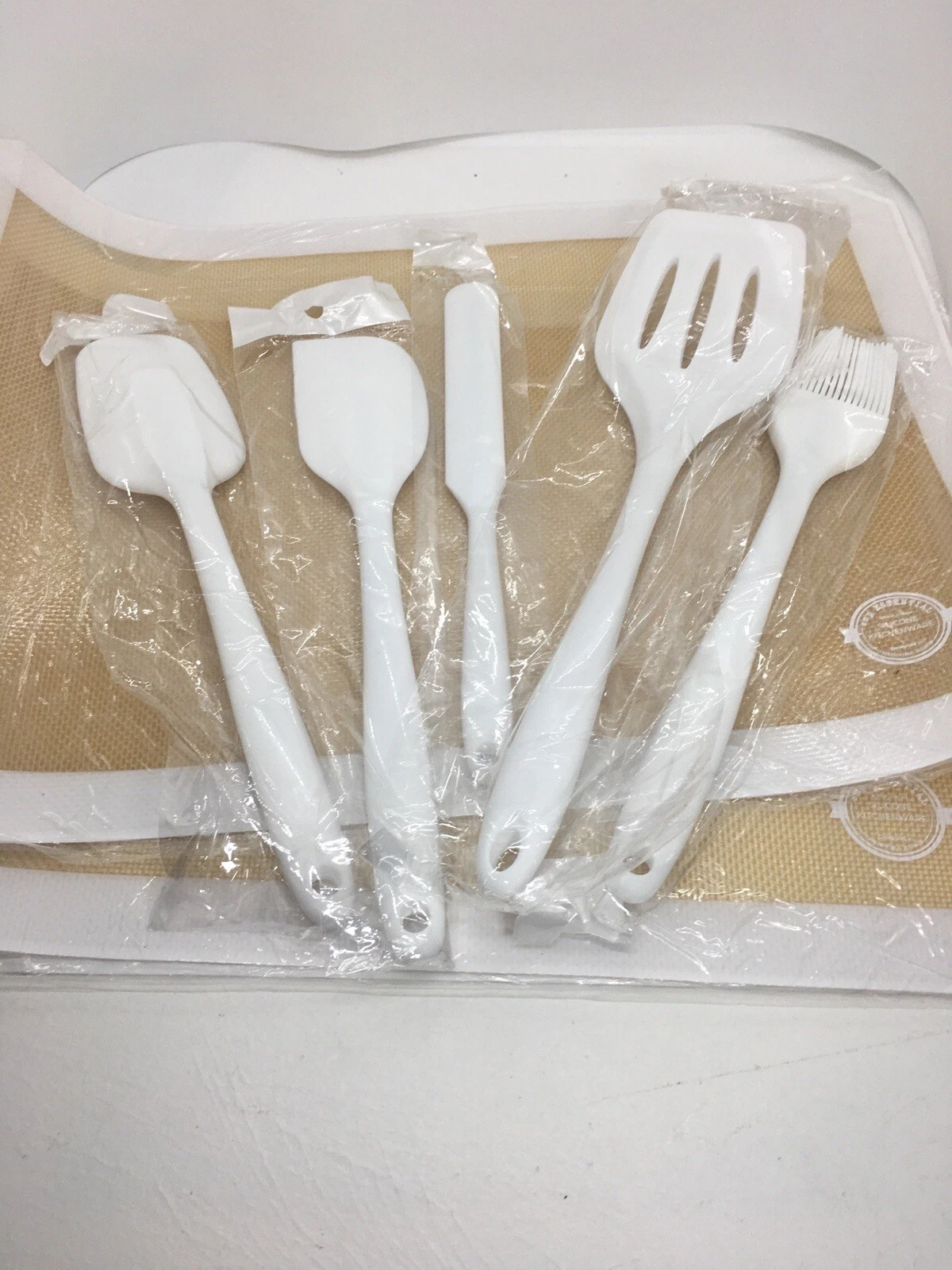 emp ESSENTIAL Silicone White Baking 7 Piece Set New