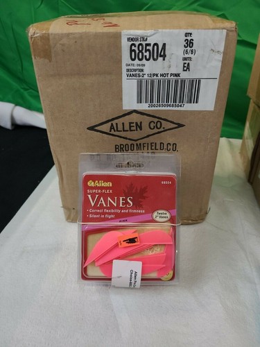 Allen Pro-Series 2" Arrow Vanes-Quanties and Colors As Pictured-APPROX 104 PACKS - Picture 3 of 6