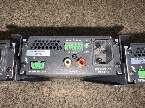 Crestron AMP-150-70 Single-Channel Modular Power Amplifier W/Power Cord Lot 3 - Picture 4 of 8