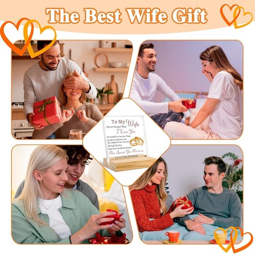 To My Wonderful Wife Valentine Gifts For Her Birthday Anniversary Present Love - Picture 7 of 7