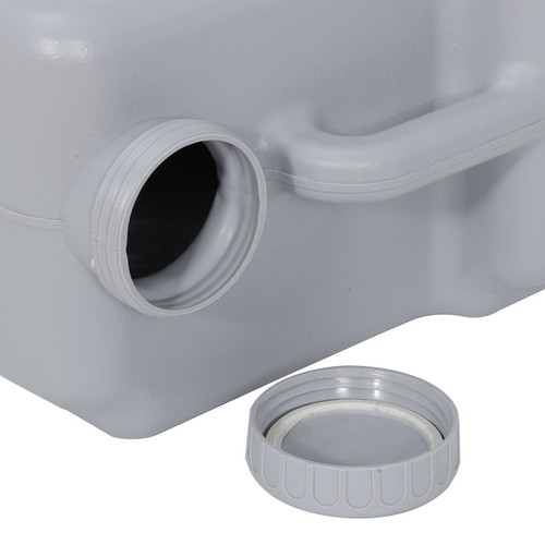 Inodoro portátil de 6,6 galones de 20 L para viaje camping exterior interior inodoro - Imagen 11 de 13
