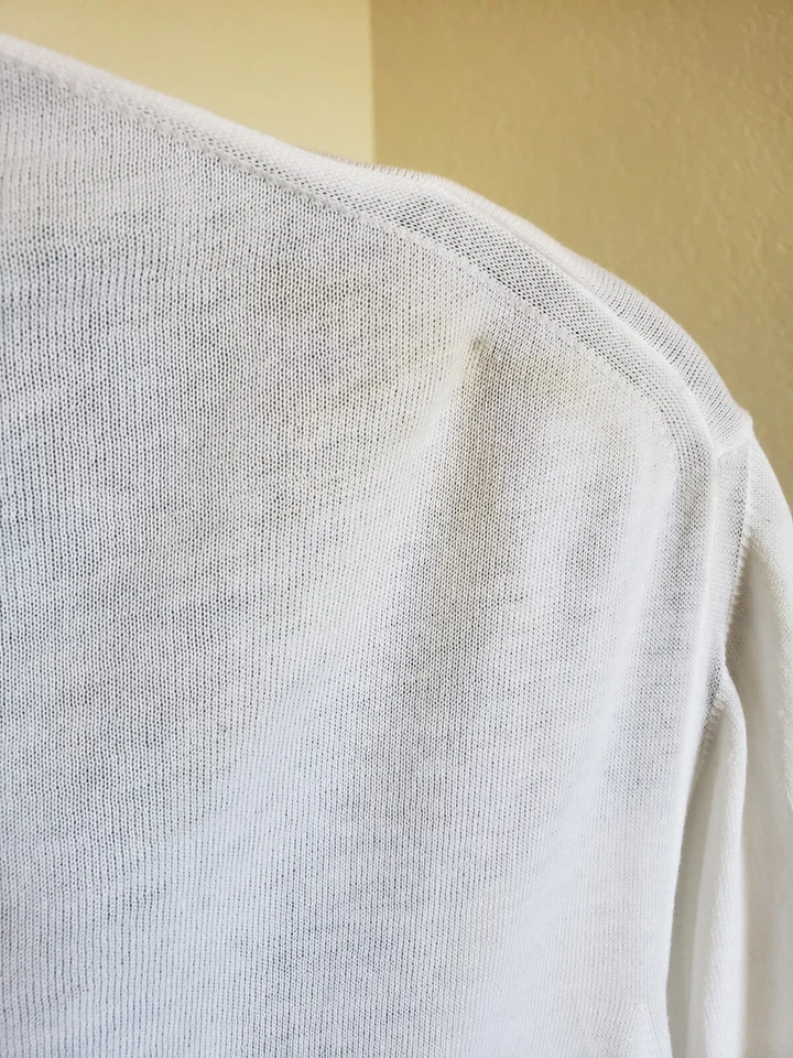 Camisa blanca de manga corta con botones Malo para hombre hecha en Italia talla 54 súper rara Foto 4 de 4