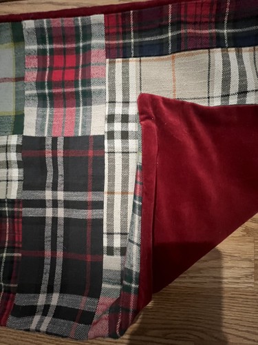 Pottery Barn Kirk Patchwork Plaid Lumbar Pillow Cover-NWT - Picture 5 of 7