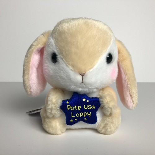 AMUSE Pote Usa Loppy Wish Upon a Star x1 (ST 16cm) Lop Rabbit Bunny Plush Japan - Picture 22 of 32