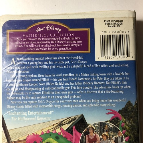 Walt Disney Pete's Dragon VHS Movie Masterpiece Collection - Bild 3 von 3