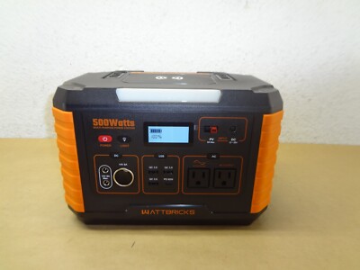 Wattbricks Energy Inc. MP500 Portable Power Station 500W Solar