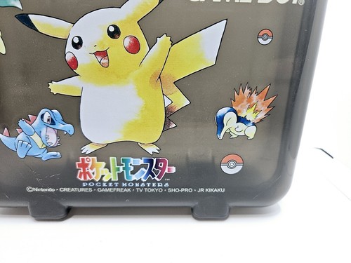 NIntendo Gameboy Pokemon Mini Cary Case Polypropylene Vintage Japan Sho-Pro - Picture 4 of 9