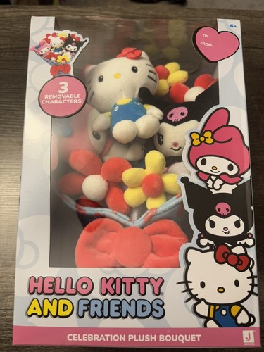 Hello Kitty and Friends - 12 Zoll Plüsch Celebration Bouquet - 9 Plüsch enthalten - Bild 1 von 5