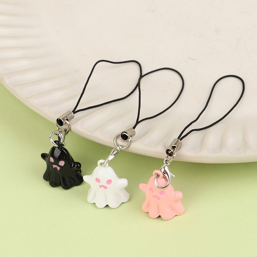 Cartoon Ghost Phone Lanyard Cute Mobile Phone Chains For Girls Halloween Gift JC - Zdjęcie 10 z 15