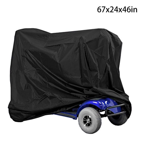Mobility Scooter Cover 210D Oxford Fabric Windproof Waterproof Motorcycle Cover - Picture 4 of 15