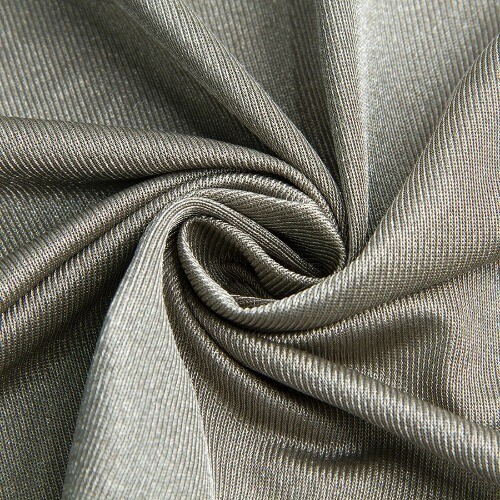 Pure Silver Fiber Knitting Fabric Conductive Blocking Cloth Dress Soft Fabric - Picture 1 of 17