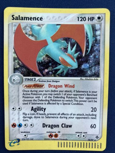 Pokémon TCG Salamence EX Dragon 10/97 Reverse Holo Holo Rare