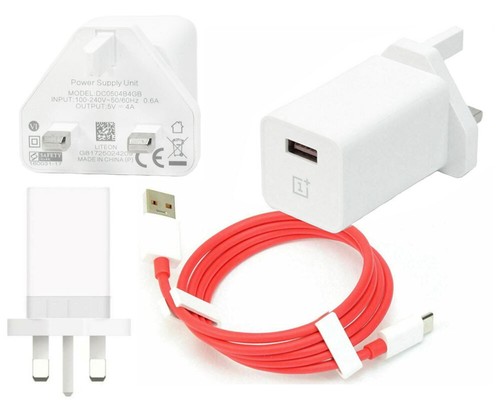 ONEPLUS CHARGER PLUG + TYPE-C CABLE 20W FOR 5 /5T /6 /6T /3 /3T/2 - Picture 3 of 14