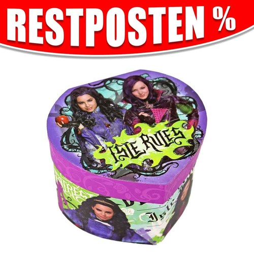 Disney Descendants Schmuckkiste mit Herzen - ca. 11,5 cm Schmuckkasten Kinder - Bild 1 von 6