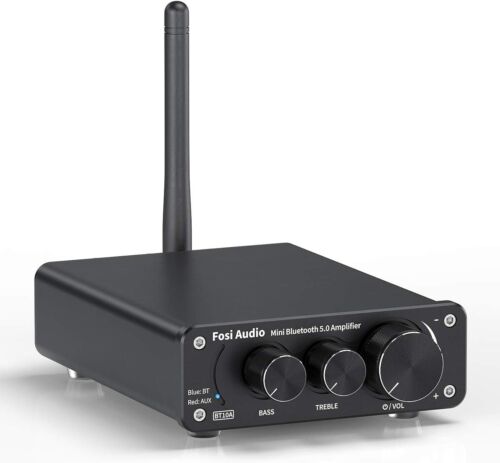 Bluetooth 5.0 Stereo Audio Amplifier Receiver 2 Channel Class D Mini Hi-Fi In... - Picture 2 of 9