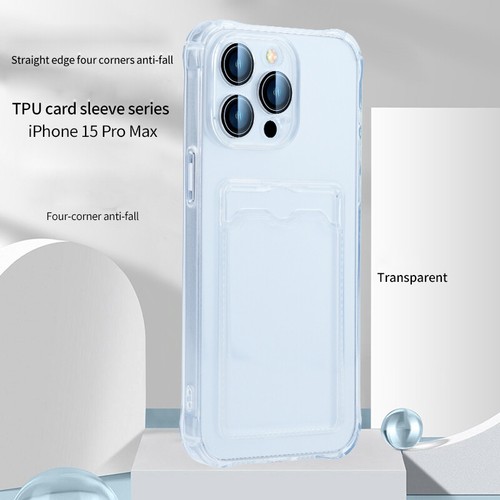 For iPhone 15 14 13 Pro Max 12 11 XS XR 8 SE Shockproof Card Holder Case Cover - Picture 14 of 15