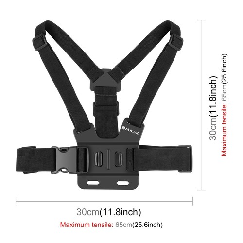 Adjustable Chest Body Harness Belt Strap Adapter Mount For Gopro|Insta360|DJI - Picture 2 of 8