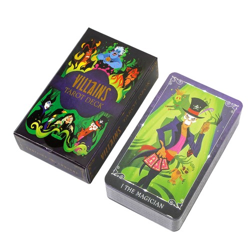 Disneys Villains - Tarot Deck and Guide Book - Minerva Seal - Mint - Picture 2 of 12