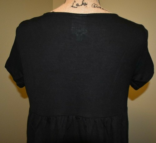 NWT Women's LC Lauren Conrad Top, S Small, Black * - Picture 7 of 8