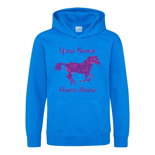 Sudadera con Capucha para Niños Caballo Escuela de Equitación Personalizada Personalizada Niños Niñas Regalo - Imagen 12 de 17