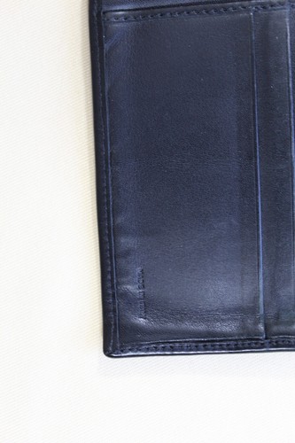 Fendi Zucca Wallet Bifold Dark Brown Leather Unisex Made in Italy - Picture 9 of 15