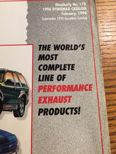 VTG 1996 Dynomax Performance Exhaust Product Catalog - Picture 2 of 4