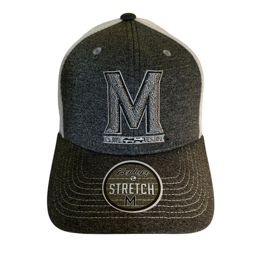 Maryland Terrapins grau tailliert M gebogener Schirm Hut New Zephyr NCAA