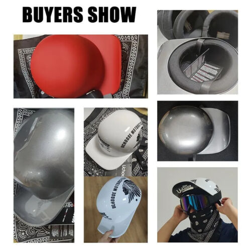 Motorcycle Helmet Summer Helmet Baseball Cap Spoon Helmet Unisex Helmet - Bild 3 von 37