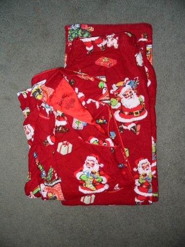 EUC***PAJAMA SET***NICK AND NORA***CHRISTMAS SANTA