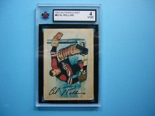 1953/54 PARKHURST NHL HOCKEY CARD #82 AL ROLLINS KSA 4 VGEX NICE 53/54 PARKIE