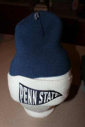 Vintage 70's 80's Penn State Nittany Lions beanie hat USA wrestling / football