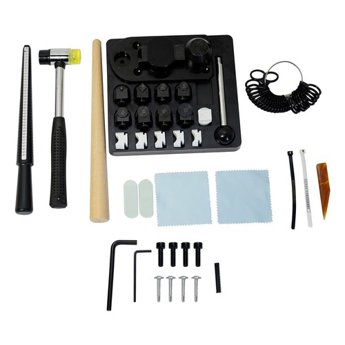 Multi-Functional Jewelry Tool Ring Bender Making Tool Kit with Nylon Dies Black - Picture 5 of 10