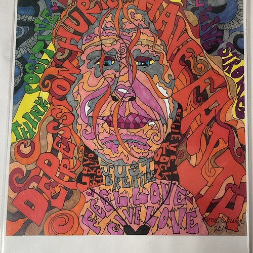 Chin Up Color 11 X 14 Artist Print by Karen Shisler 2014 - Picture 6 of 7