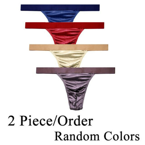 2025 Underwear Multi Pack Men's Satin Bikini Briefs Panties Silky Sexy Men's new - Picture 16 of 16