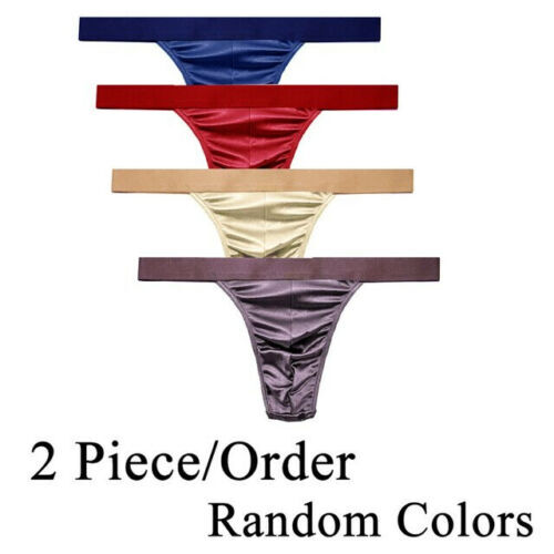 2024 Underwear Multi Pack Men's Satin Bikini Briefs Panties Silky Sexy ...