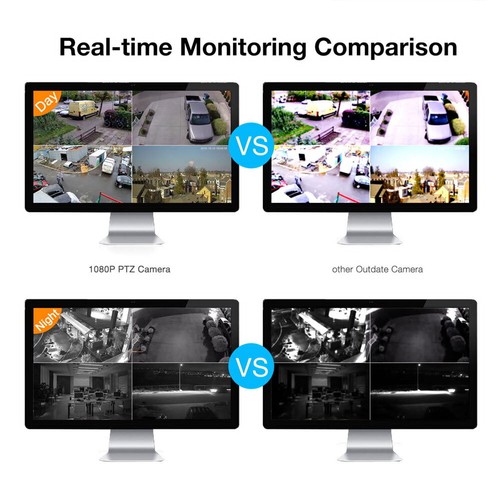 30X 4.5'' ZOOM 4in1 AHD/TVI/CVI/CVBS Speed 2.0MP Dome IR Night PTZ NTSC Camera - Picture 7 of 15