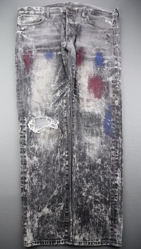 Men Denim & Supply Ralph Lauren Jeans Slim Stretch Acid Wash Sz 36x32 (Msr 37x31 - Picture 1 of 12