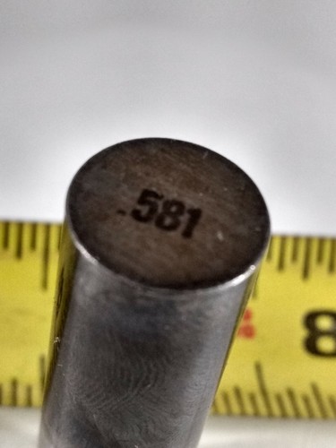 pin gage .581