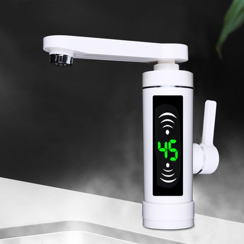 Elektrisch Wasserhahn Sofort Heizung Durchlauferhitzer Armatur mit Digital 3KW - Bild 35 von 36