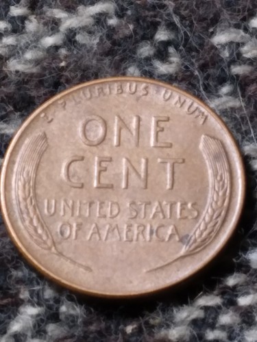 1957 P Lincoln Wheat Cent Bie Error - Picture 3 of 3